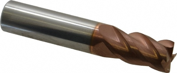 ProMax 111-02422 Square End Mill: 3/8 Dia, 5/8 LOC, 3/8 Shank Dia, 2 OAL, 4 Flutes, Solid Carbide Image