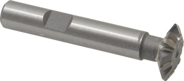 Whitney Tool Co. 30104 Double Angle Milling Cutter: 60 °, 3/4" Cut Dia, 3/16" Cut Width, 3/8" Shank Dia, Carbide Tipped 