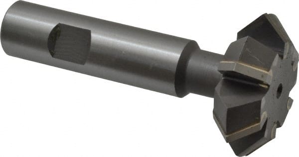 Whitney Tool Co. 30114 Double Angle Milling Cutter: 90 °, 1-7/8" Cut Dia, 5/8" Cut Width, 3/4" Shank Dia, Carbide Tipped 
