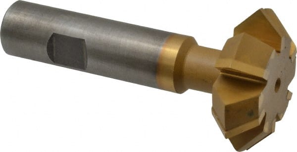 Whitney Tool Co. 35114 Double Angle Milling Cutter: 90 °, 1-7/8" Cut Dia, 5/8" Cut Width, 3/4" Shank Dia, Carbide Tipped 
