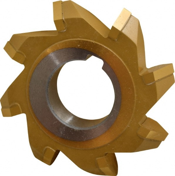 Whitney Tool Co. 35117 Double Angle Milling Cutter: 90 °, 2-3/4" Cut Dia, 1/2" Cut Width, 1" Arbor Hole, Carbide Tipped 