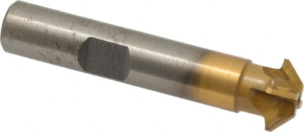 Whitney Tool Co. 35603 1/2 x 1/8" 45° 4-Tooth Carbide-Tipped Single-Angle Cutter 
