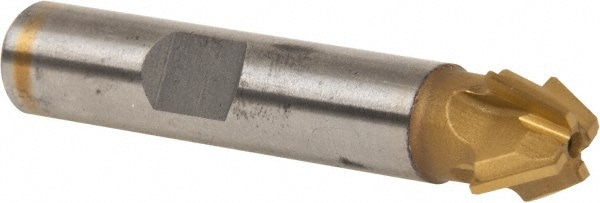 Whitney Tool Co. 35610 1/2 x 7/32" 60° 4-Tooth Carbide-Tipped Single-Angle Cutter Image