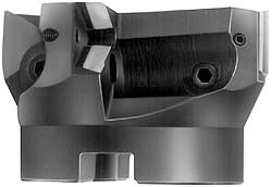 5" Cut Diam, 1-1/2" Arbor Hole Diam, 0.859" Max Depth, Indexable Square-Shoulder Face Mill