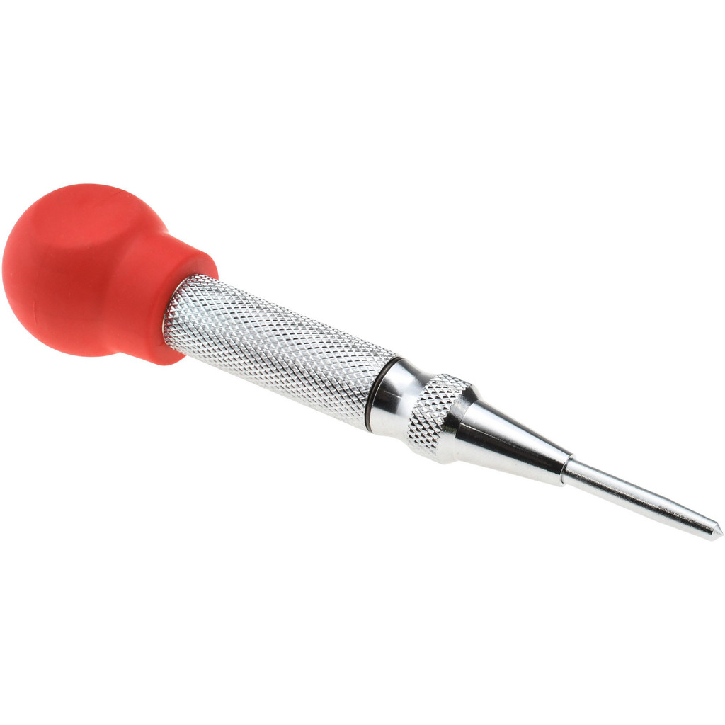 Mayhew Automatic Center Punch - Professional Grade Punch Tool For Metalworking & DIY Projects