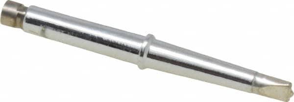 Soldering Iron Chisel Tip: 0.196" Point Width, 3/16" Dia