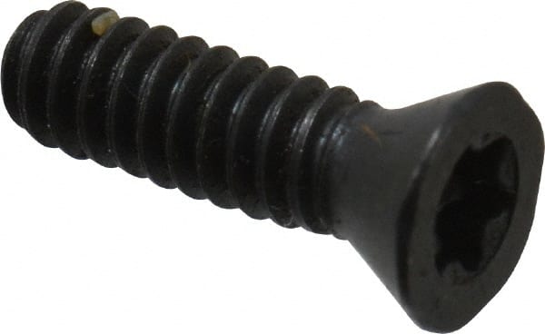 Cap Screw for Indexables: T15, Torx Drive, #6-32 Thread