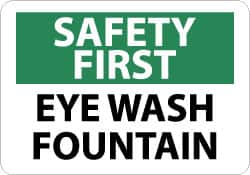 Emergency Eye Wash Emergency Safety Sign - The Safety & Civil