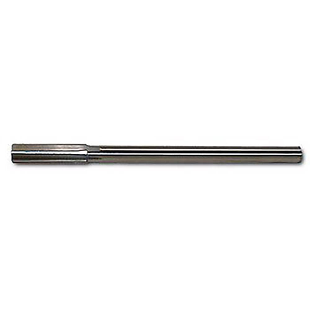 Chucking Reamer: 0.3745" Dia, 7" OAL, 1-3/4" Flute Length, Straight-Cylindrical Shank, HSS