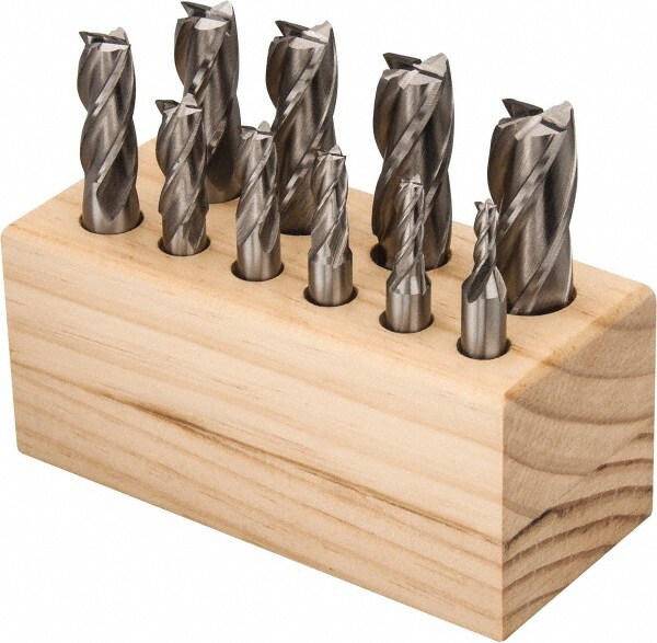 END MILL SET 3/4" 1 1/2" M42 6 PCS 