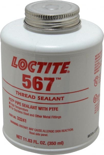 LOCTITE 2087072 Pipe Thread Sealant: White, 350 mL Can 