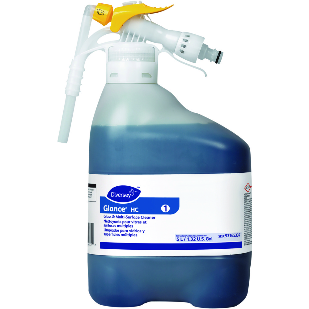 Glass Cleaners: Form: Liquid; Container Type: Spray Bottle; Solution Type: Concentrated; Container Size: 5 L