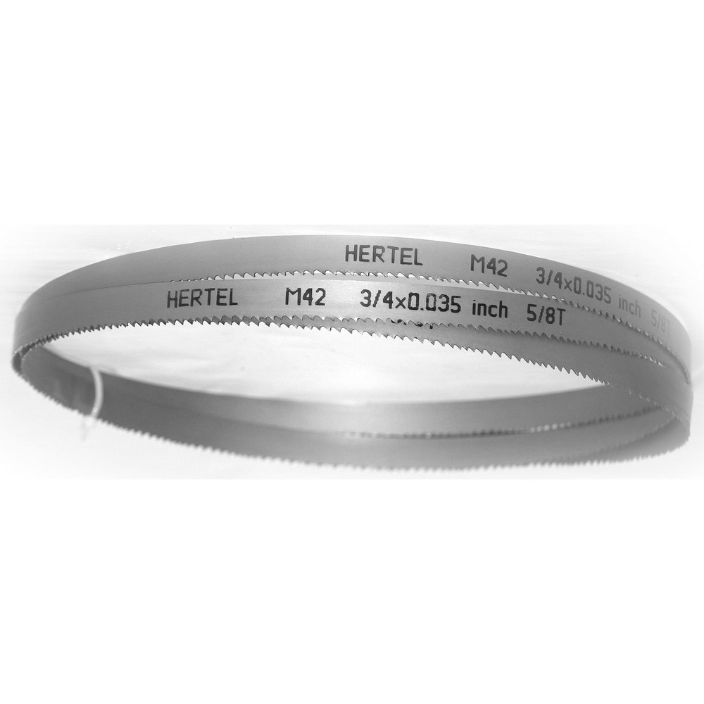 Welded Band Saw Blades; Blade Length (Feet): 11' 6 ; Blade Width (Inch): 3/4in ; Teeth Per Inch: 5-8 ; Blade Material: Bi-Metal ; Tooth Material: M42 High Speed Steel ; Tooth Form: Straight