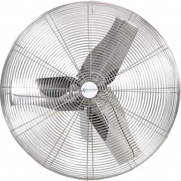 Airmaster 70767 30" Blade, 1/4 hp, 8,800 Max CFM, Single Phase Food Service Non-Oscillating Wall Mounting Fan 