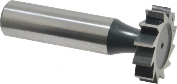 Shank Type 2 1/4 Overall Length Carbide Tipped 1 Diameter 808 American Standard 1/4 Width of Face F&D Tool Company 35217 Woodruff Keyseat Cutter Straight Tooth 