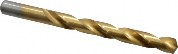 Chicago-Latrobe 41629 Jobber Length Drill Bit: 0.4531" Dia, 135 °, High Speed Steel 