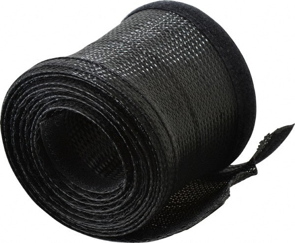 Techflex FWN2.00BK10 Black Braided Cable Sleeve 