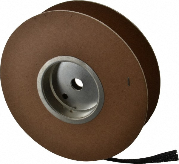 Black Braided Expandable Cable Sleeve - 50' Coil Length, -103 to 257&deg;F