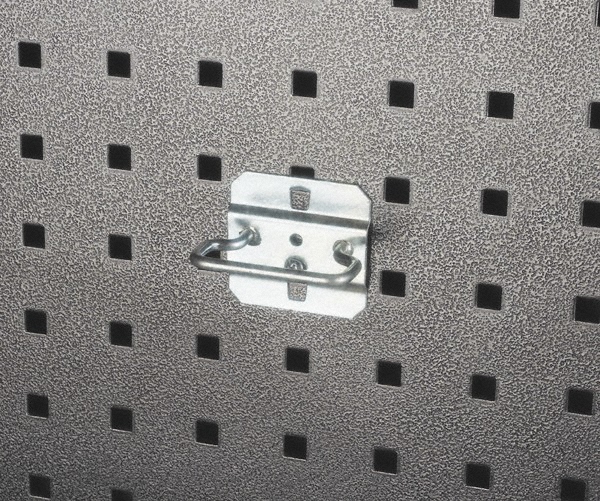 Triton 3/16" Diam, 113/32" Long Closed Hammer/Plier Holder Pegboard