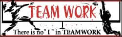 Team Work - There Is No "I" in Teamwork, 120 Inch Long x 36 Inch High, Safety Banner