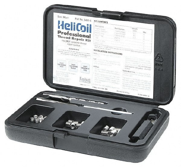 15x M12x1.25 helicoil coil Thread Repair kit bit Set Twist Drill Tap Wook Tools 
