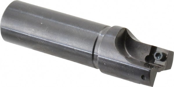 Cutting Tool Technologies DRM-040 7/8" Cut Diam, 0.28" Max Depth, 3/4" Shank Diam, Flatted Shank, 3" OAL, Indexable Square-Shoulder End Mill 