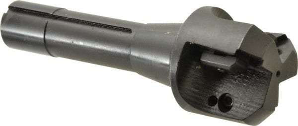 APT QMD20-R8 45° Lead Angle, 2" Cut Diam, R8 Indexable & Chamfer End Mill 