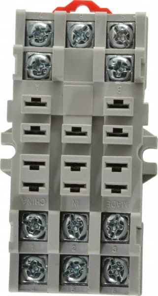 Eaton Cutler-Hammer D5PA2-A2 11 Pins, 300 VAC, 15 Amp, Square Relay Socket 
