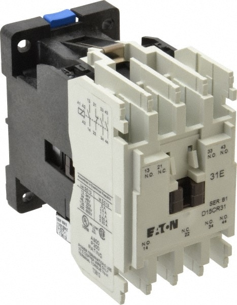 General Purpose Relays; Relay Form: Electromechanical; Terminal Type: Screw; Overall Height: 75.20 mm; 2.9600 in; Overall Width: 45.70 mm; 1.8000 in; Overall Depth: 3.3000 in; 83.80 mm; Contact Form: 3NO/NC; Maximum Power Rating (VA): 80 (Pick up); 7.50 (