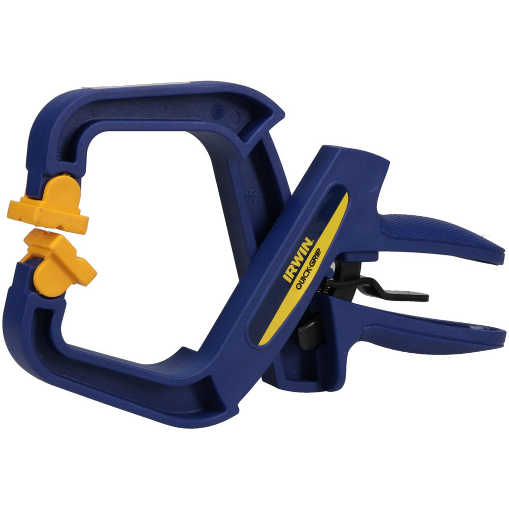 4" Jaw Opening Capacity, 3" Throat Depth, Spring Clamp
