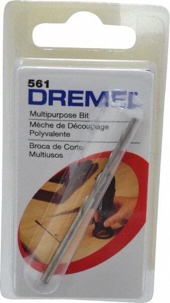 Spiral Router Bit: 0.125" Dia, 1/8" Shank Dia, Upcut