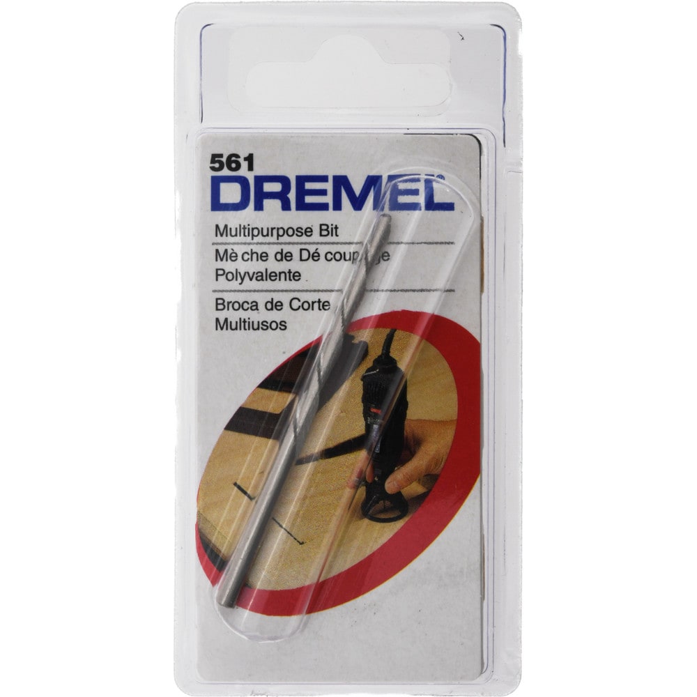 Spiral Router Bit: 0.125" Dia, 1/8" Shank Dia, Upcut