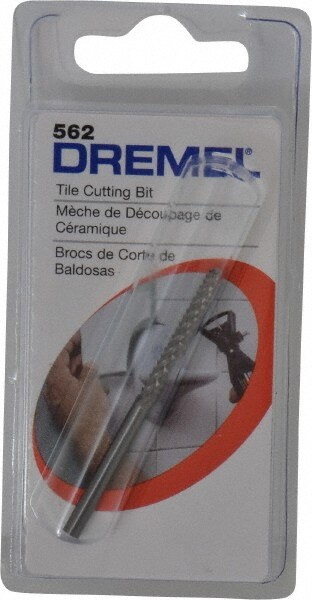 Diamond Pattern Router Bit: 0.125" Dia, 1/8" Shank Dia