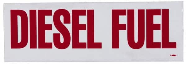 Chemical & Hazardous Material Sign: Rectangle, "Diesel Fuel"