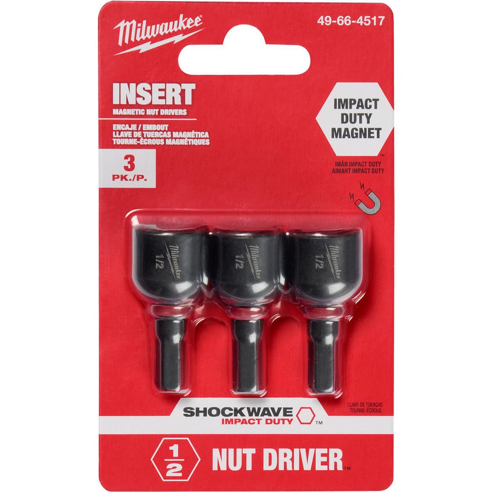 Milwaukee Tool Power Screwdriver Impact Nut Driver 3 Pc MSC