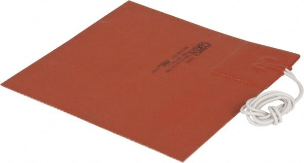 6" Long x 6" Wide, Square, Silicon Rubber, Standard Heat Blanket