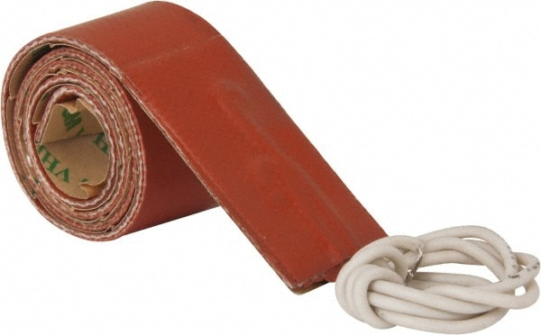 18" Long x 1" Wide, Rectangular, Silicon Rubber, Standard Heat Blanket