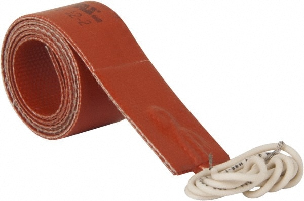 24" Long x 1" Wide, Rectangular, Silicon Rubber, Standard Heat Blanket