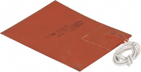 5" Long x 4" Wide, Rectangular, Silicon Rubber, Standard Heat Blanket