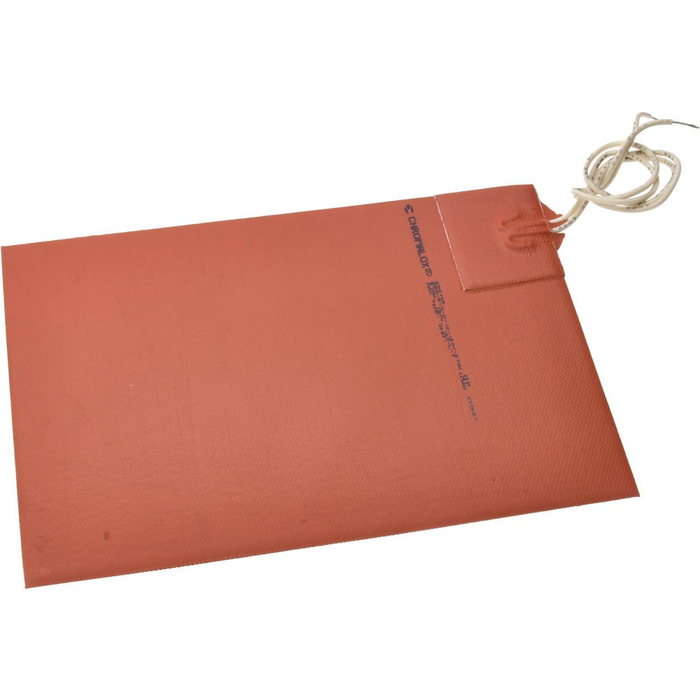 9" Long x 6" Wide, Rectangular, Silicon Rubber, Standard Heat Blanket