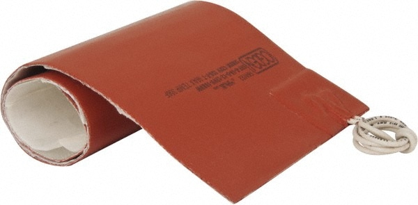 18" Long x 6" Wide, Rectangular, Silicon Rubber, Standard Heat Blanket