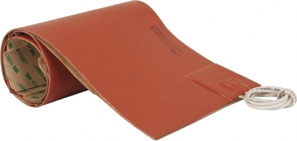 24" Long x 6" Wide, Rectangular, Silicon Rubber, Standard Heat Blanket