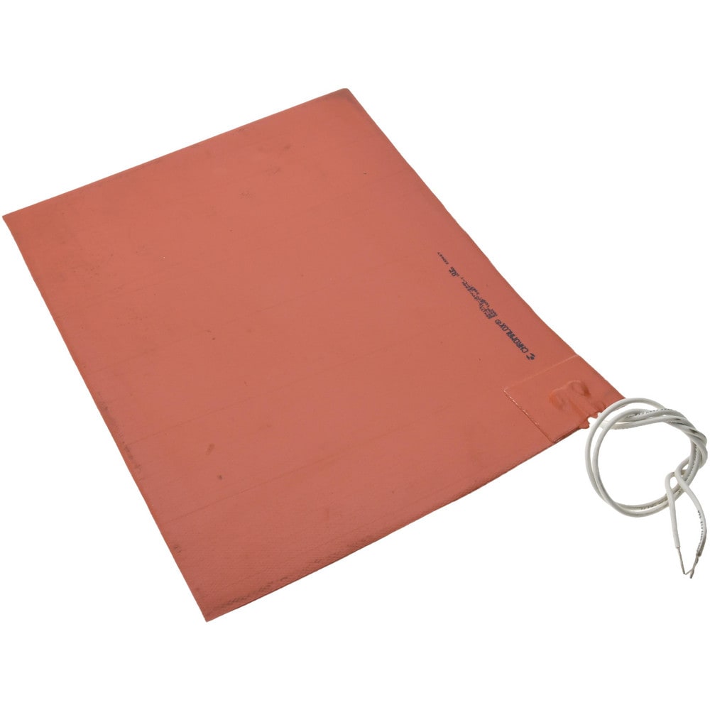 12" Long x 9" Wide, Rectangular, Silicon Rubber, Standard Heat Blanket