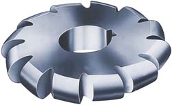 3/64" Radius, 2-1/4" Diam, 12 Teeth, Arbor Connection, High Speed Steel Convex Radius Cutter