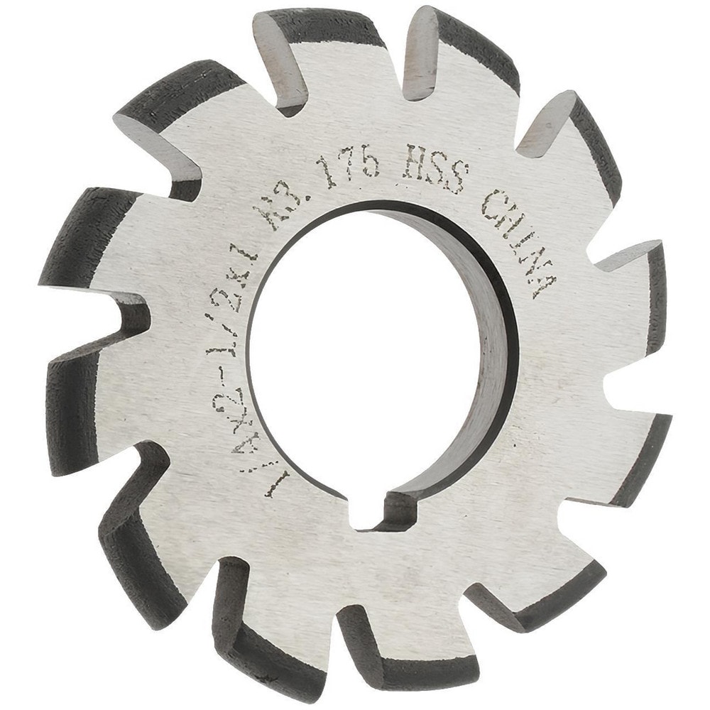 1/8" Radius, 2-1/2" Diam, 12 Teeth, Arbor Connection, High Speed Steel Convex Radius Cutter