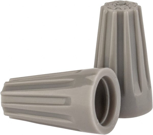 Ideal 30-171 Standard Twist-On Wire Connector: Gray, Flame-Retardant, 2 AWG 