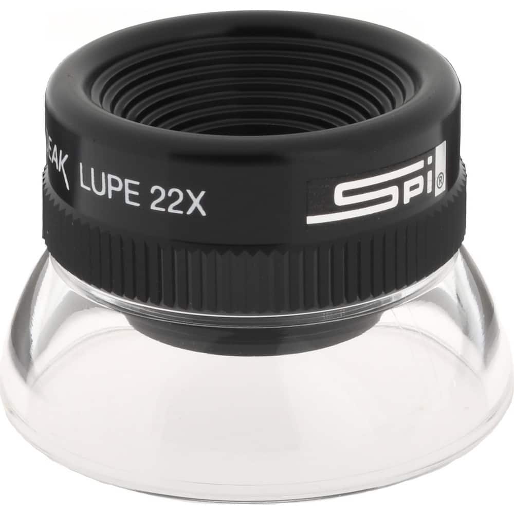 22x Magnification, Singlet Lens Plastic Loupe