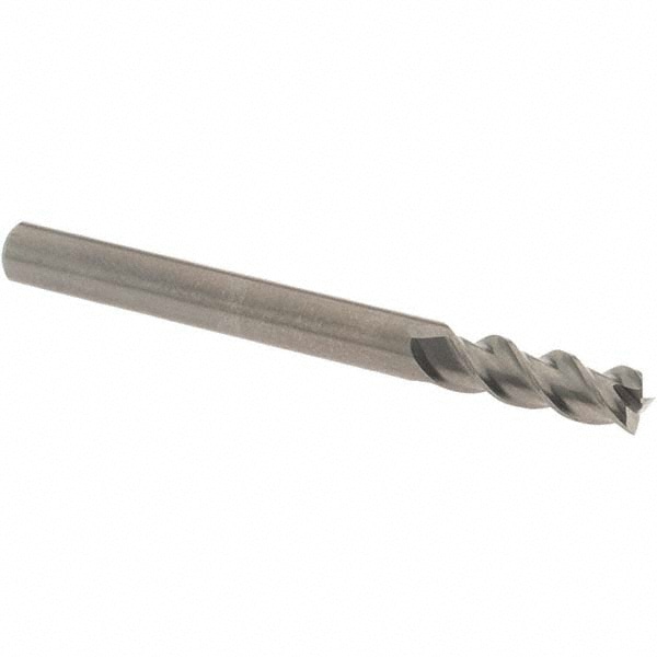 OSG 20420900 Square End Mill: 3/16 Dia, 9/16 LOC, 3/16 Shank Dia, 2 OAL, 3 Flutes, Solid Carbide Image