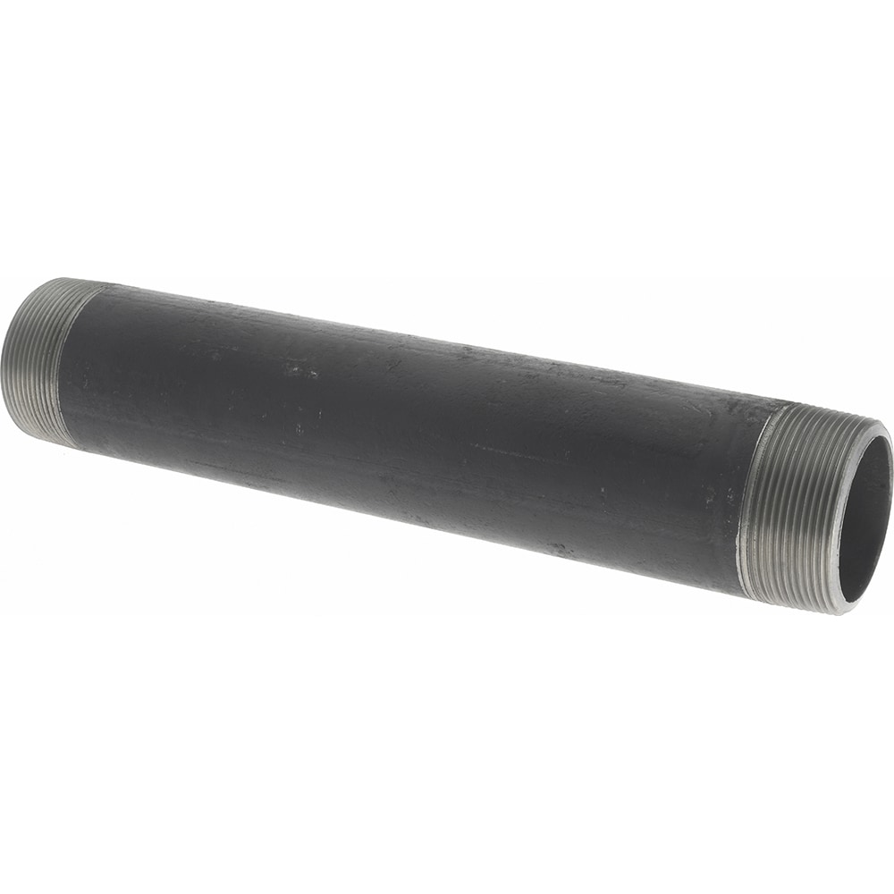 Value Collection XNB09120 Schedule 80, 2" Diam x 12" Long Black Pipe Nipple Image