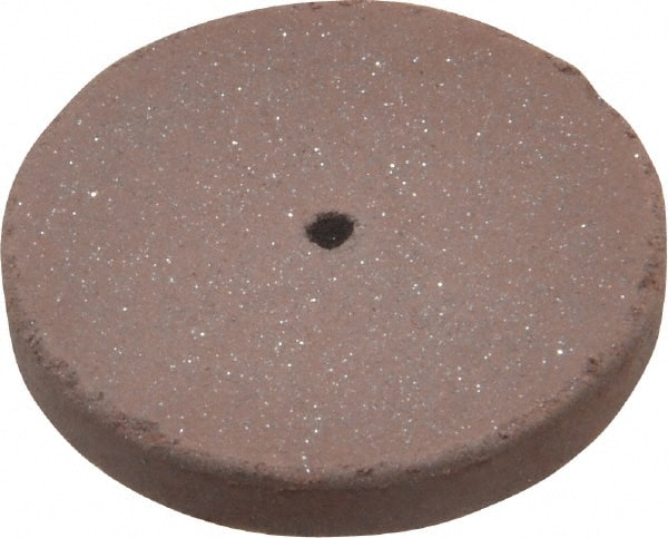 Cratex 80 F Surface Grinding Wheel: 1" Dia, 1/8" Thick, 1/16" Hole 